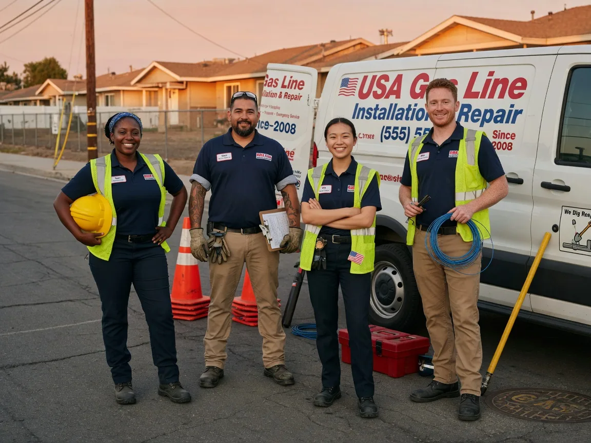 Gas Line Installation company in Beecher City, IL